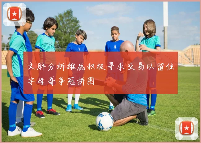 文胖分析雄鹿积极寻求交易以留住字母哥争冠拼图